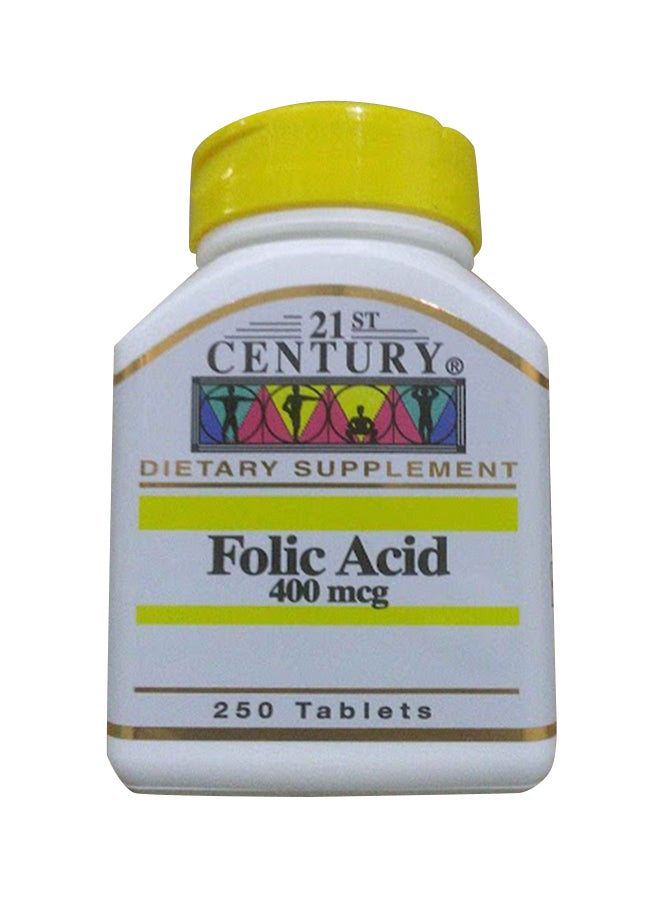21st Century Folic Acid 400 mcg - 250 Tablets - Image 4